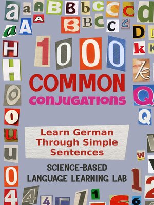 cover image of 1000 Common Conjugations: German